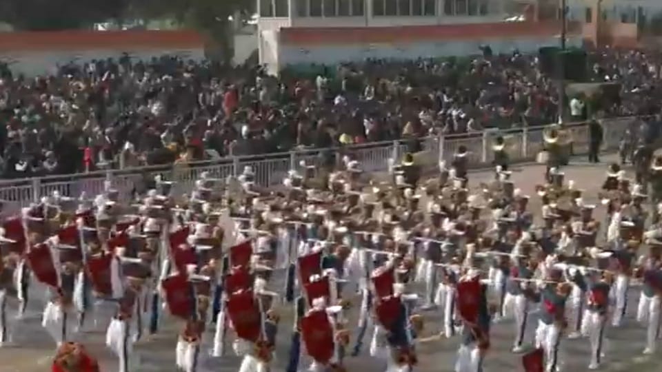 Full Dress Rehearsal News Full dress rehearsal of Republic Day parade on Delhi Kartavya Path