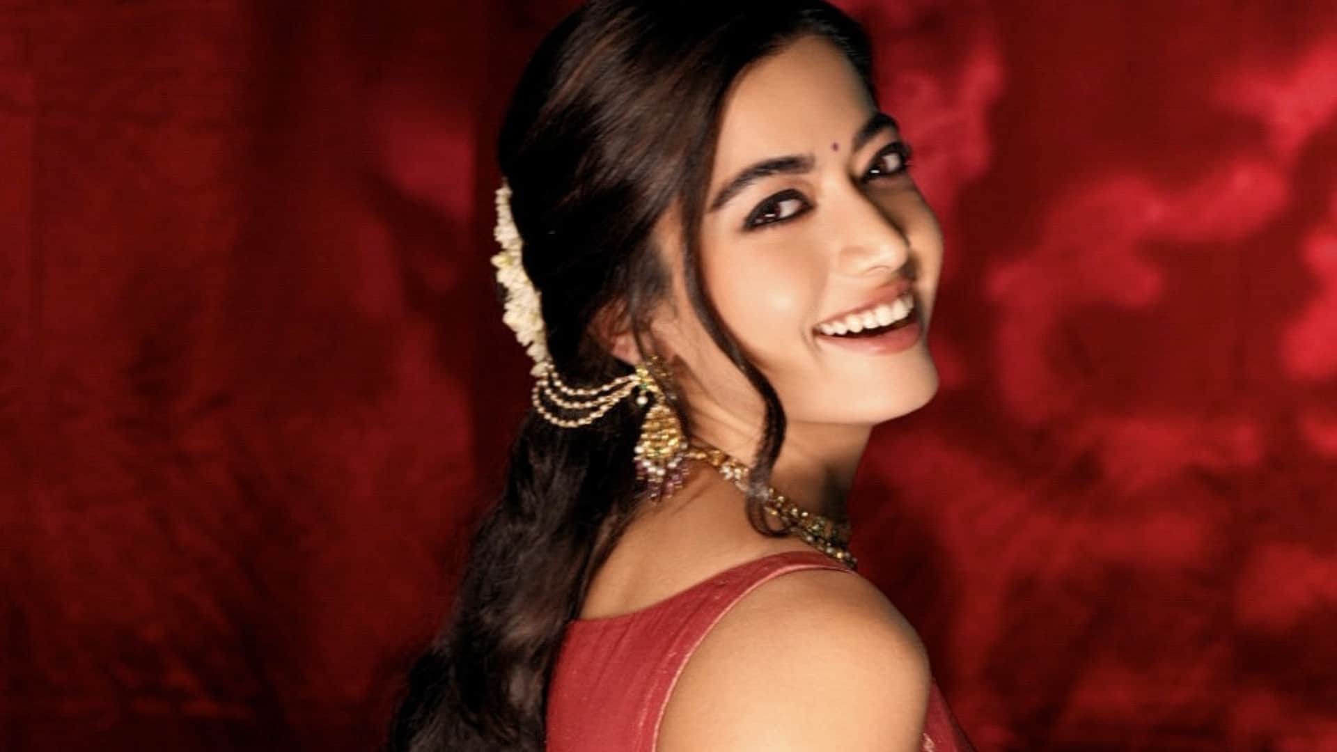 Rashmika Mandanna after Pushpa 2 emotional speech South to play Maharani Yesubai at Chhaava event go viral