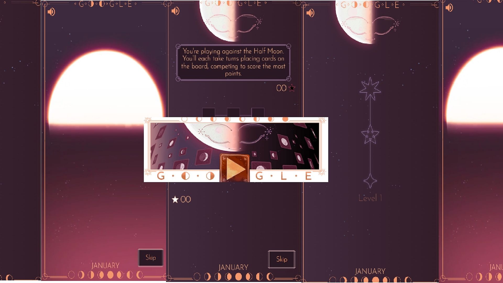 Rise Of The Half Moon Celebrated By Google Doodle With Witty Minigame