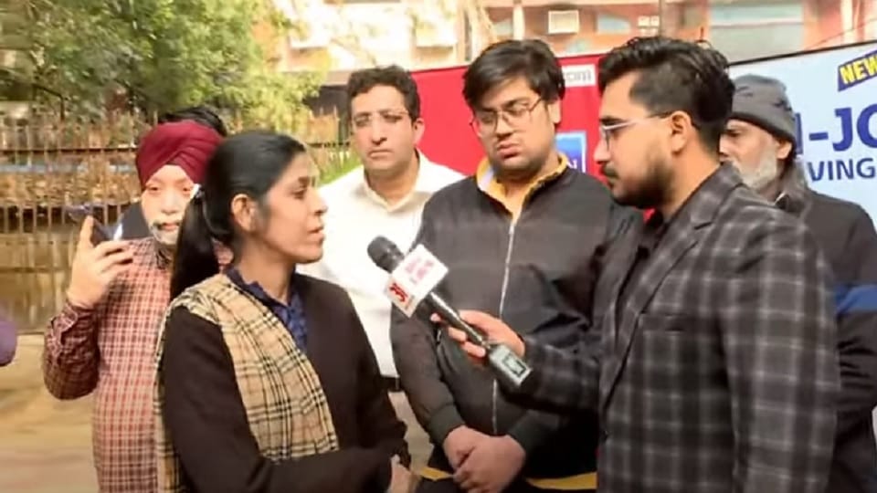 Delhi Election 2025 Amar Ujala's program Satta Ka Sangram in Kasturba Nagar Assembly Constituency