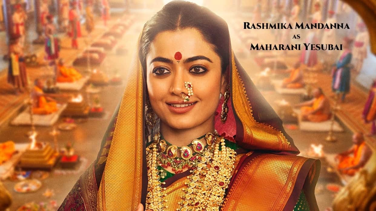 Rashmika Mandanna after Pushpa 2 emotional speech South to play Maharani Yesubai at Chhaava event go viral