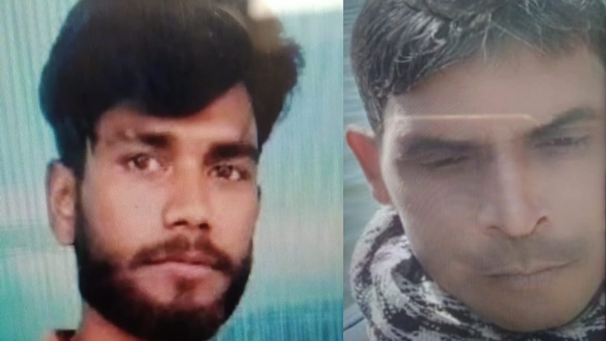 two relatives died as bike collided with unknown vehicle on the highway in shahjahanpur