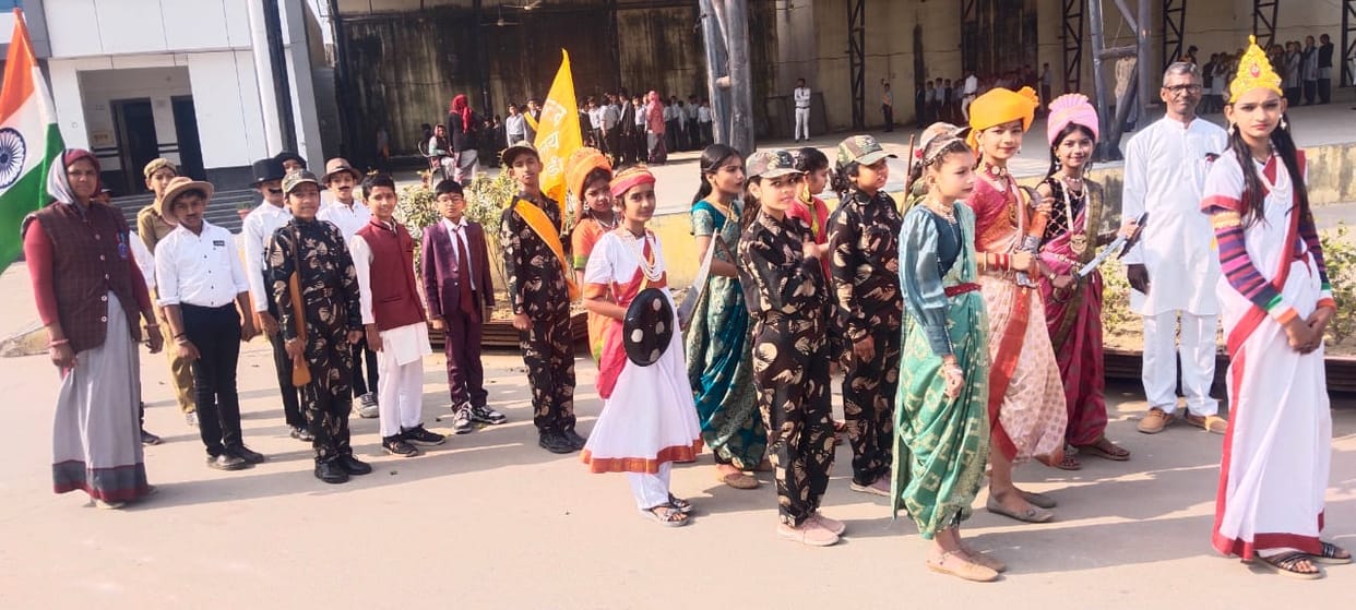 Students of Patel School in Kekri took out a grand procession in the city