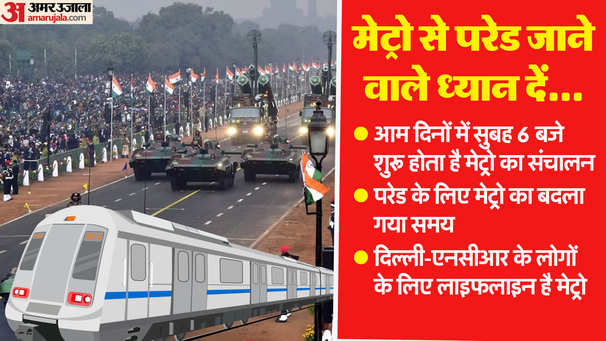Delhi Metro Time on Republic Day 2025 26 January Ko Delhi Metro Kab Suru Hogi News in Hindi