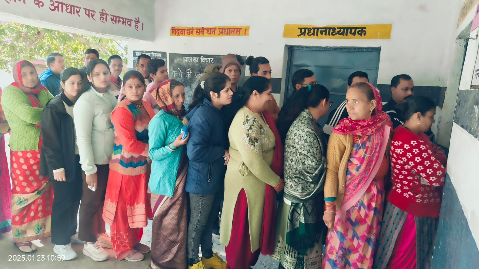 Uttarakhand Nikay Chunav 2025 Voting Crowd of voters enthusiasm among youth elderly and disabled Photos