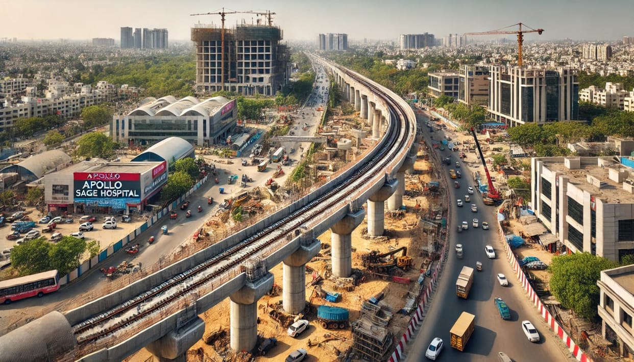 MP News: 733 meter long railway over bridge will be built from Bawadian Kalan to Ashima Mall in Bhopal, cabine