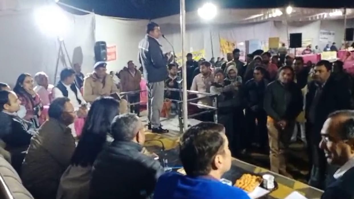 Administration made its first night stay in village Umri of Kurukshetra
