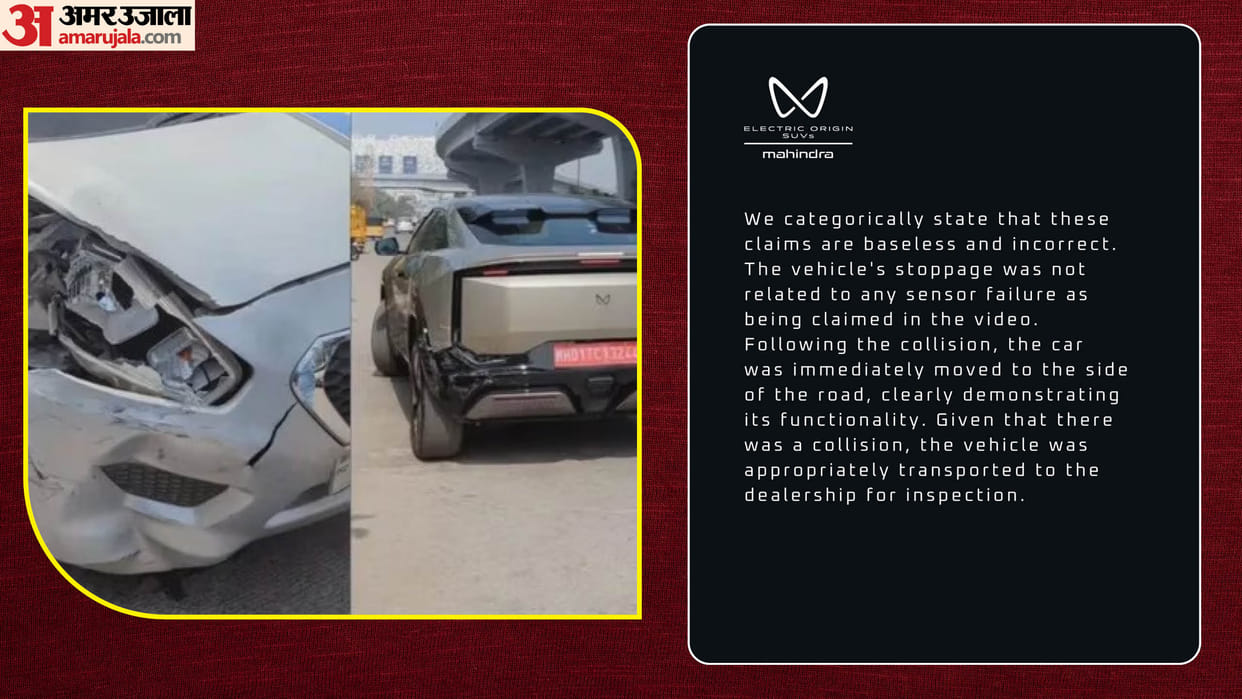 Mahindra dismisses claims of BE 6 Electric SUV stalled due to sensor failure after accident