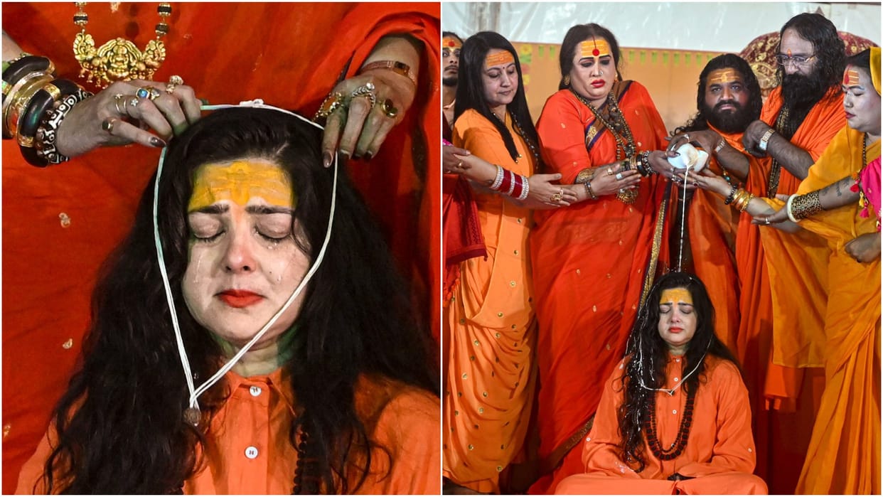 Had distanced herself from Kinnar Akhara after Amrit Snan, controversy broke out as soon as Mahamandaleshwar