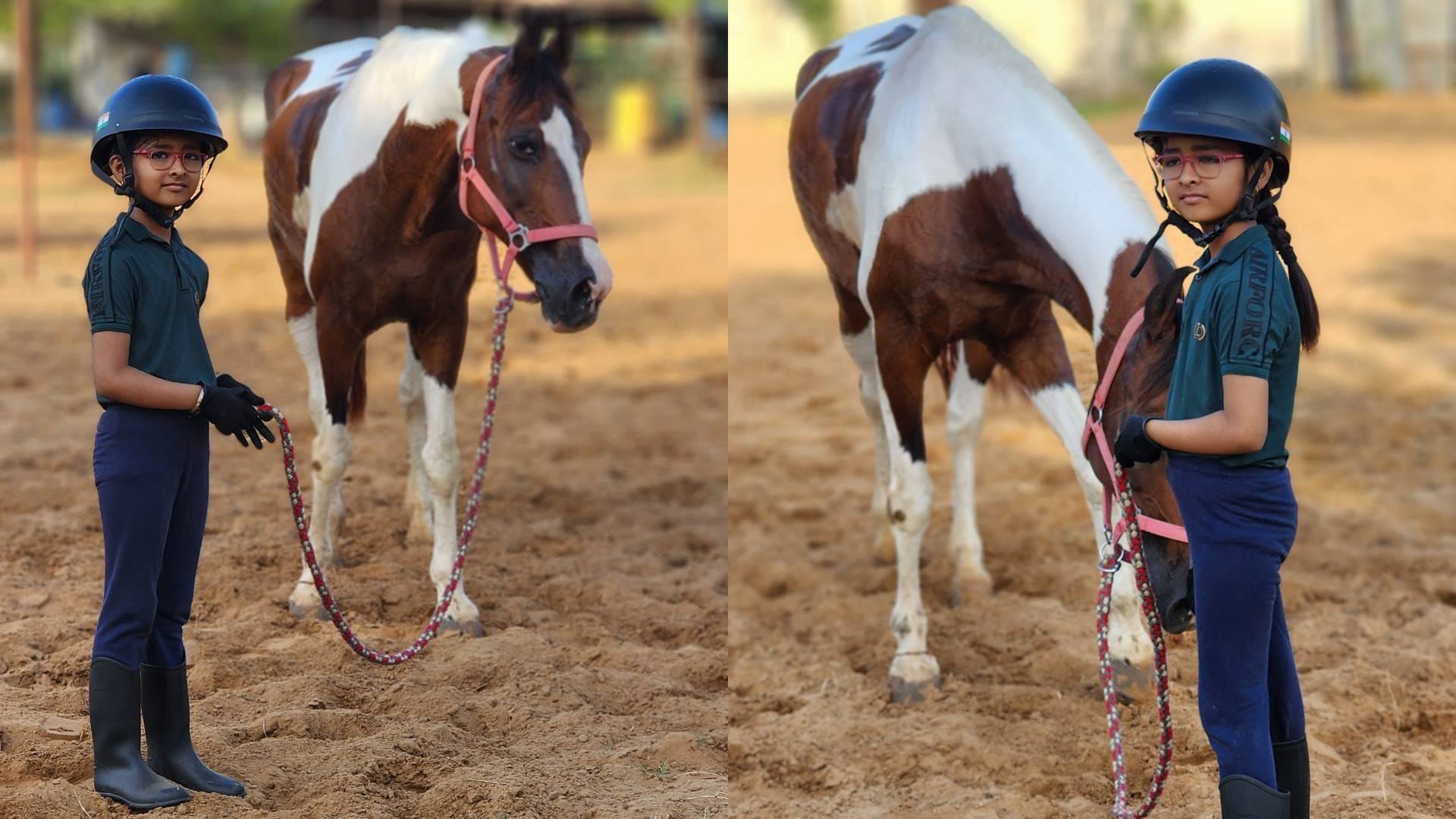 Rajasthan Nine-year-old Dhanvi Singh won many medals in horse riding in Karauli IAS and IPS also became fans