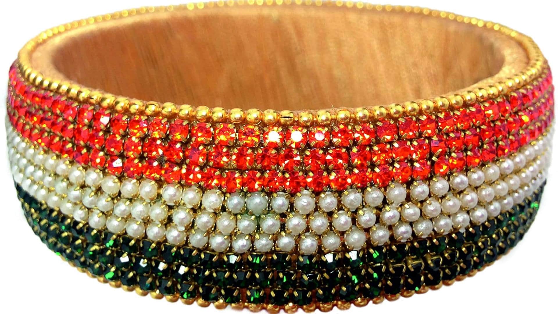 Republic Day 2025 Tiranga Inspired Bangles pictures goes viral on Internet of Different Tri Color set Disprj