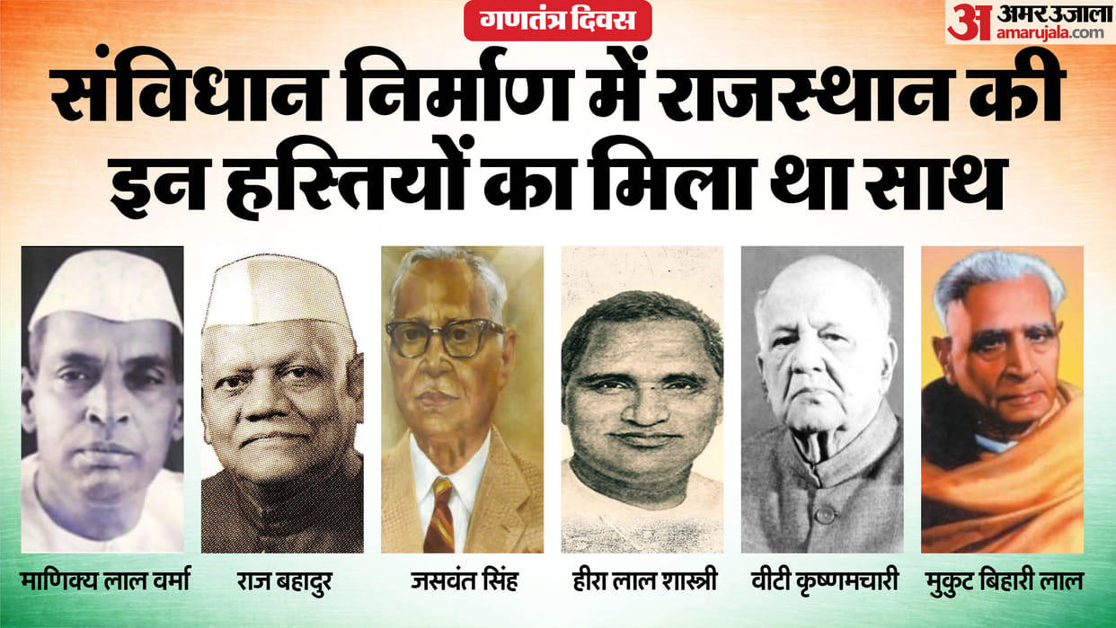 Republic Day 2025: These seven personalities of Rajasthan contributed to the making of the Constitution