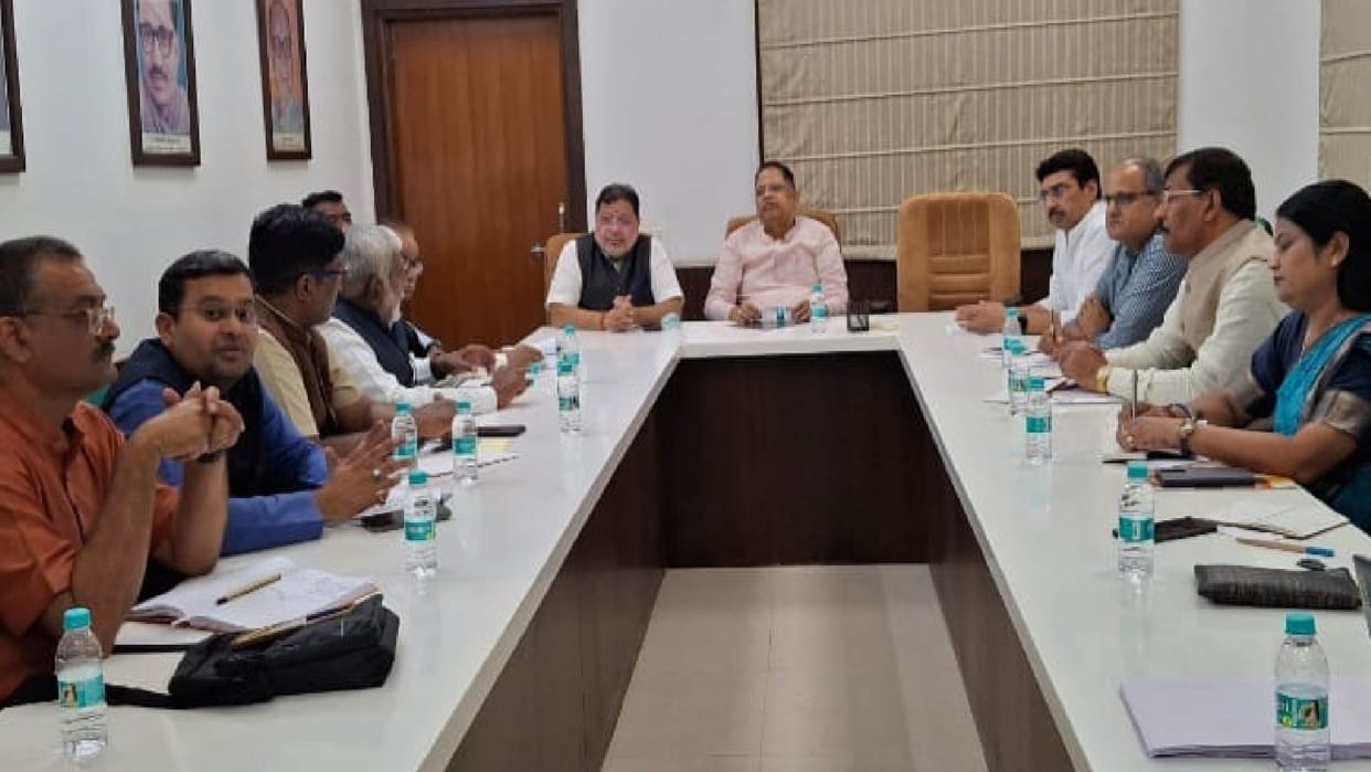 BJP manifesto committee meeting regarding urban body elections in Chhattisgarh