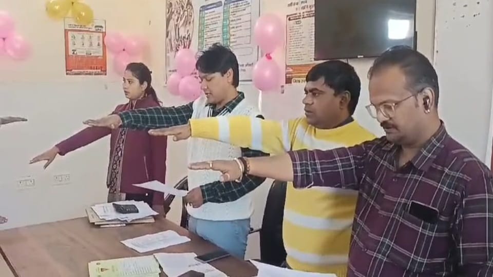 Voters were made aware by taking oath