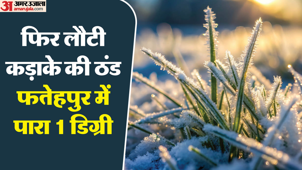 Rajasthan Weather Update: Winter has returned, mercury reached 1 degree in Fatehpur, warning of more decline