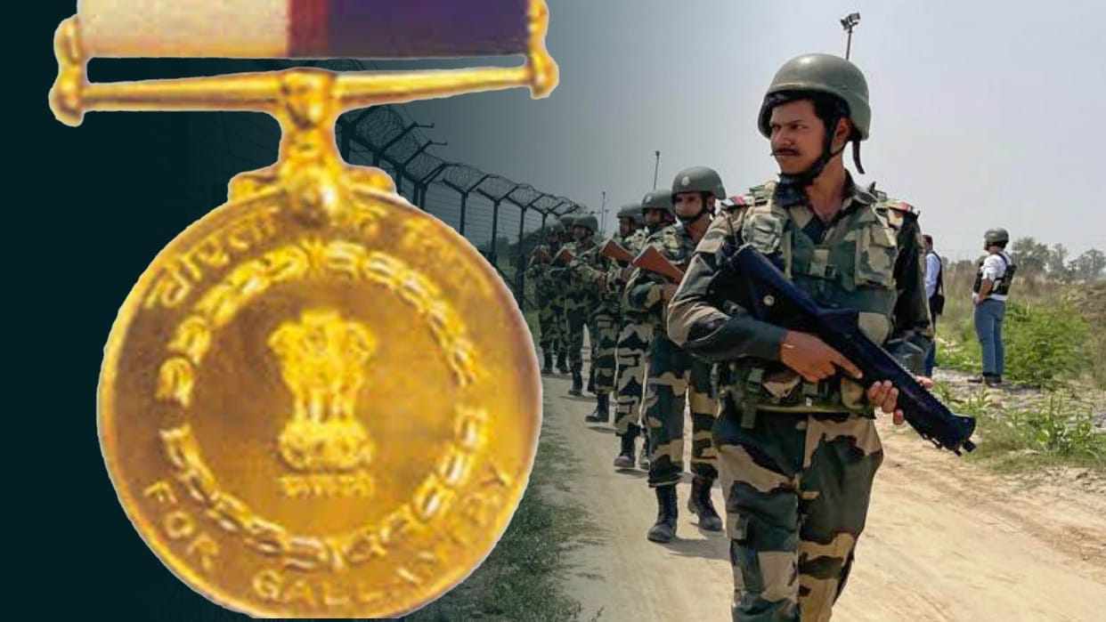 BSF soldiers honored with 56 medals, 5 gallantry medals and 5 President's medals for distinguished service
