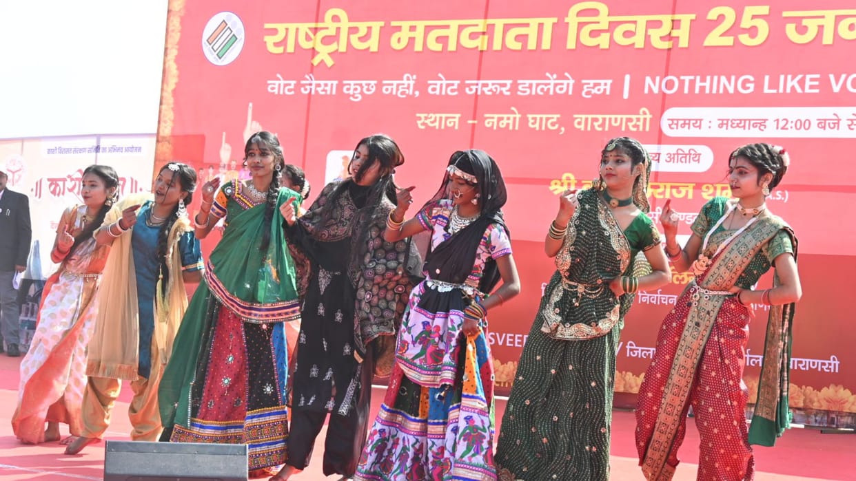 National Voters Day 2025 Organizations of made model booths and social media influencers honored in Varanasi
