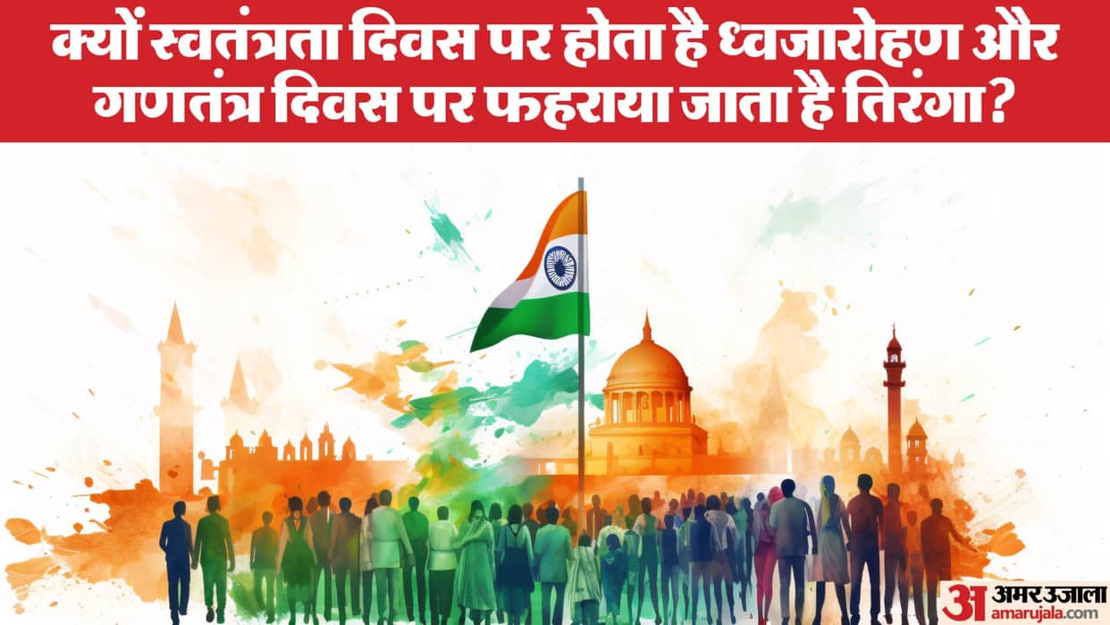 Republic Day 2025 Why is the Tricolour hoisted on Independence day but unfurled on Republic Day