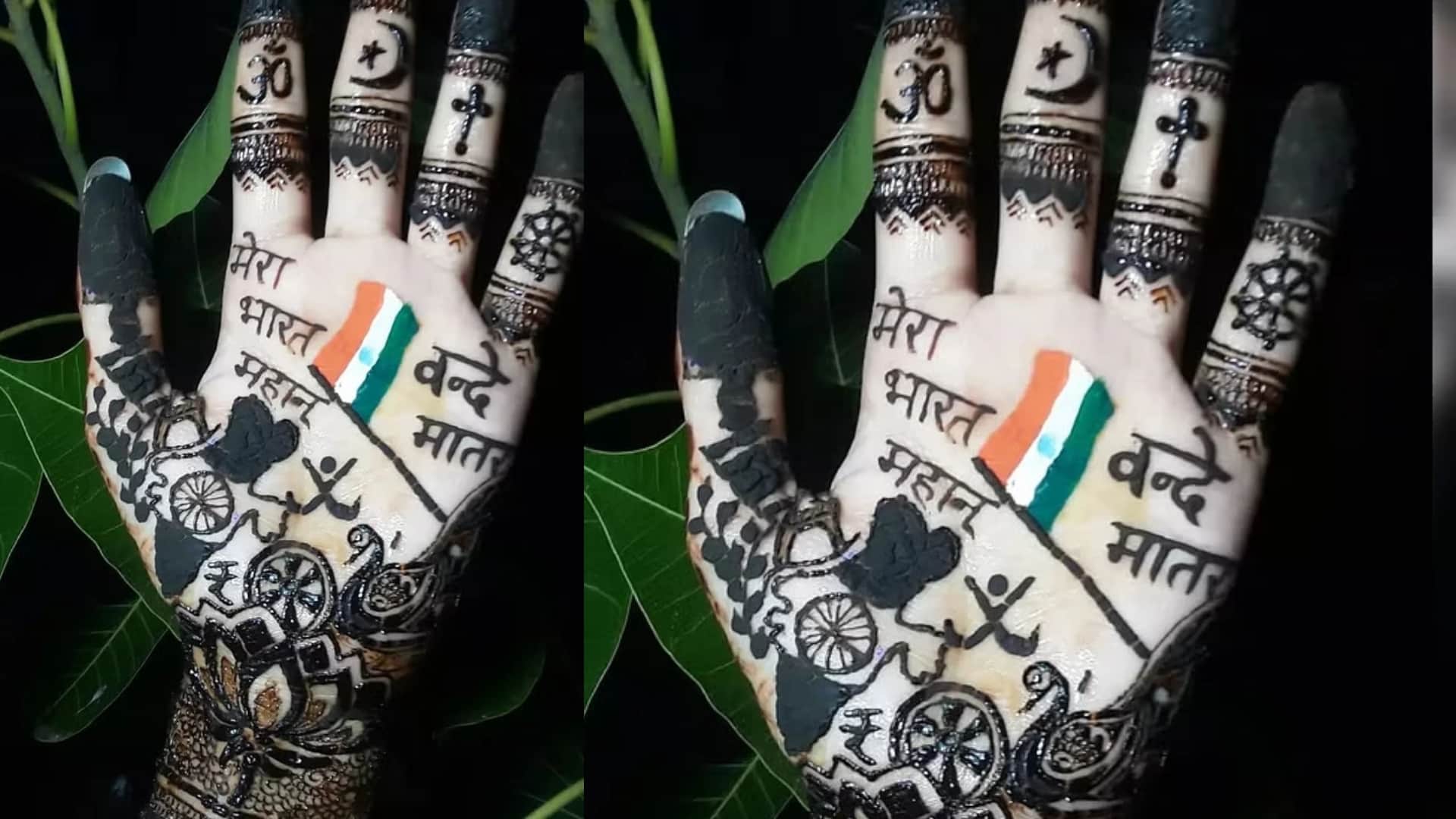 Republic Day 2025 Mehendi Designs gantantra diwas par khubsurat mehndi design