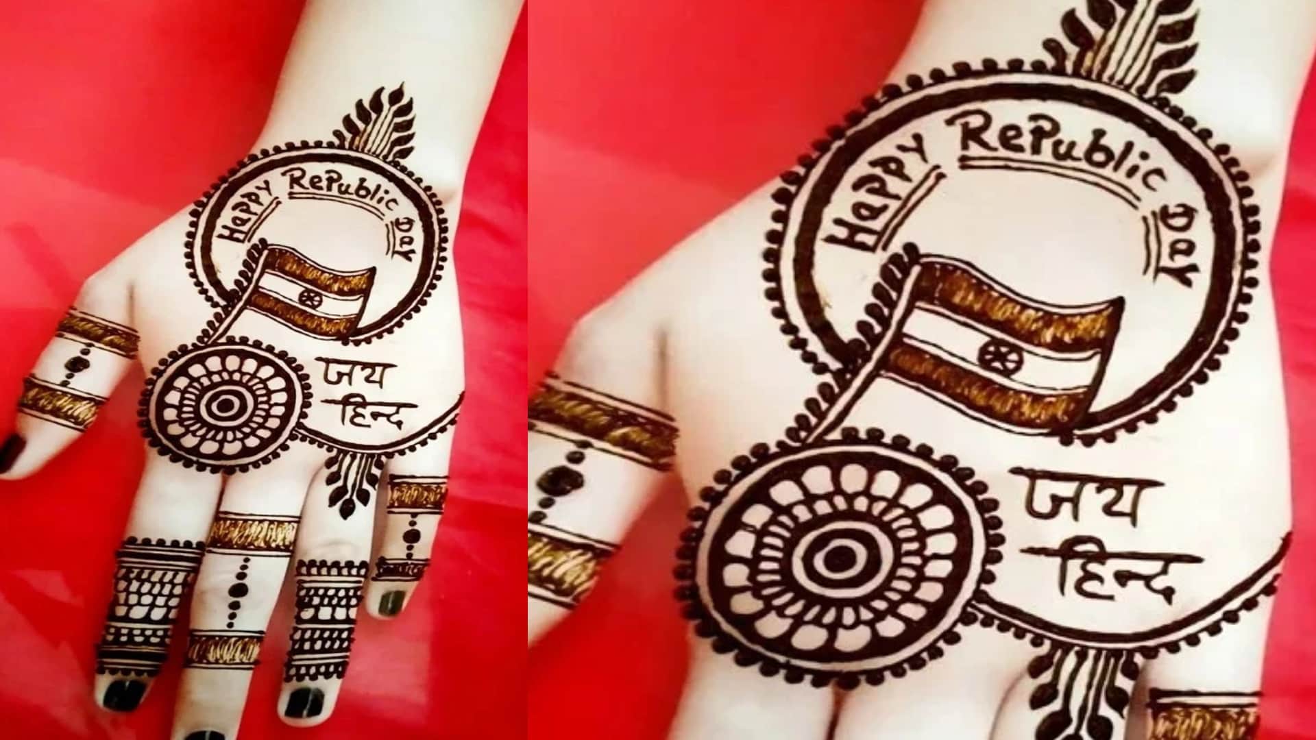 Republic Day 2025 Mehendi Designs gantantra diwas par khubsurat mehndi design