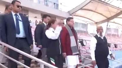National Games: सीएम धामी ने स्टेडियम में लिया राष्ट्रीय खेलों की तैयारियों का जायजा, परखीं व्यवस्थाएं Uttarakhand National Games CM Dhami and Cs took stock of the preparations In sports College