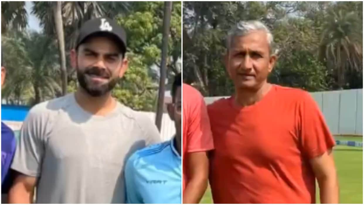 Virat Kohli seen training with Sanjay Bangar before ranji trophy match against railways video goes viral