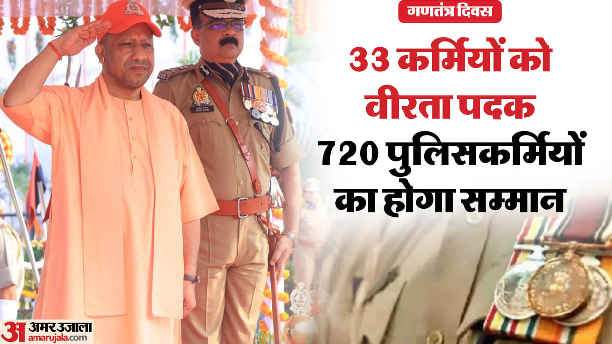 Republic Day: These 33 police personnel received gallantry medals, 720 police personnel will be honored