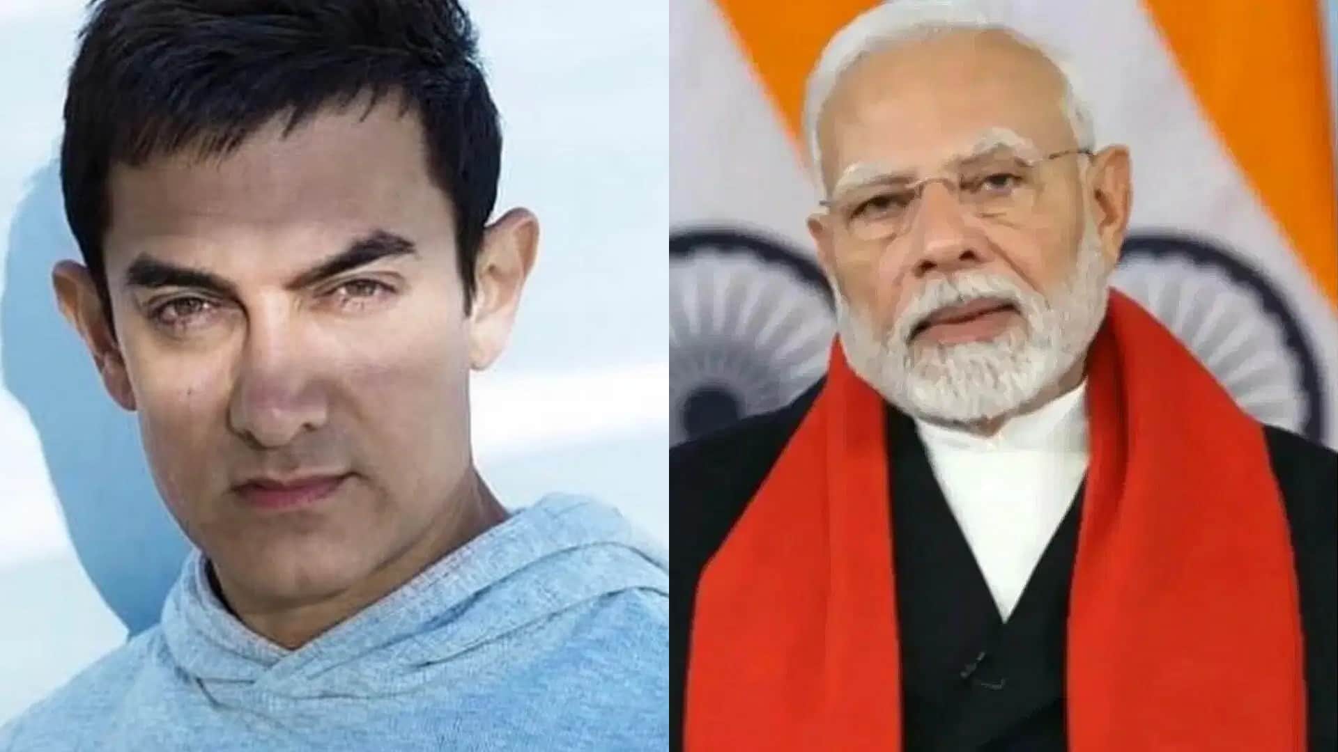 Aamir Khan Hails PM Narendra Modi Vision at Statue of Unity on Republic Day 2025