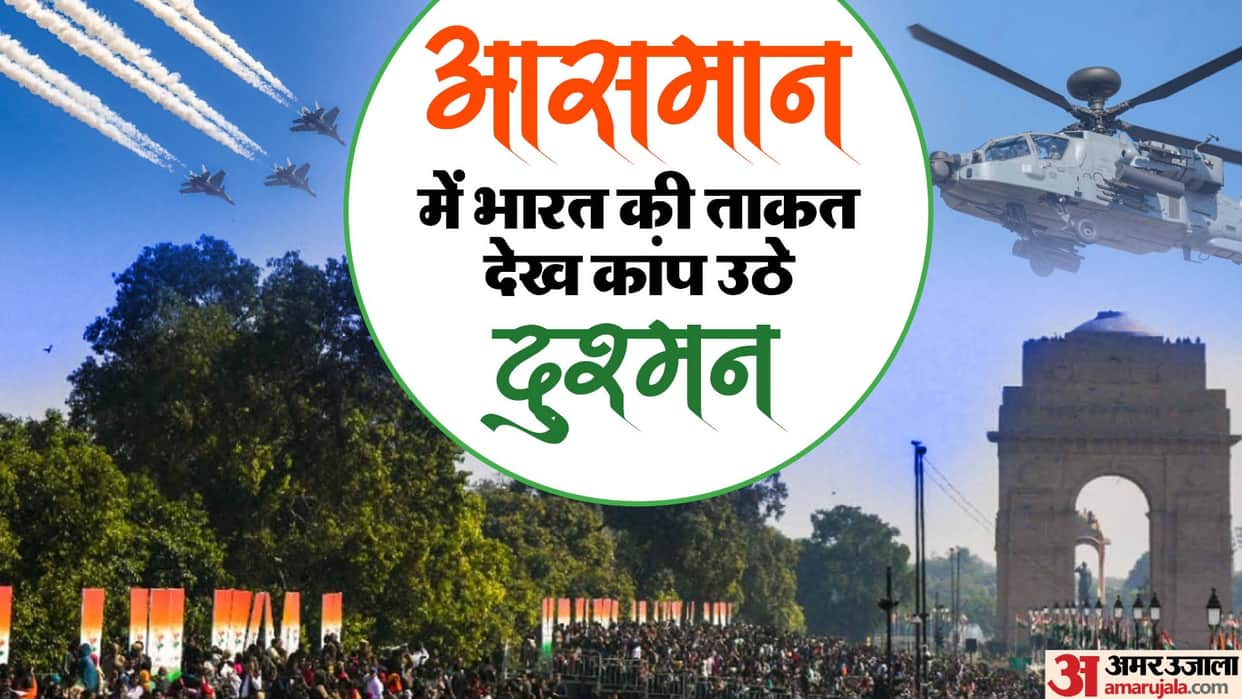 Air Force shows strength in flypast on occasion of Republic Day see Photos