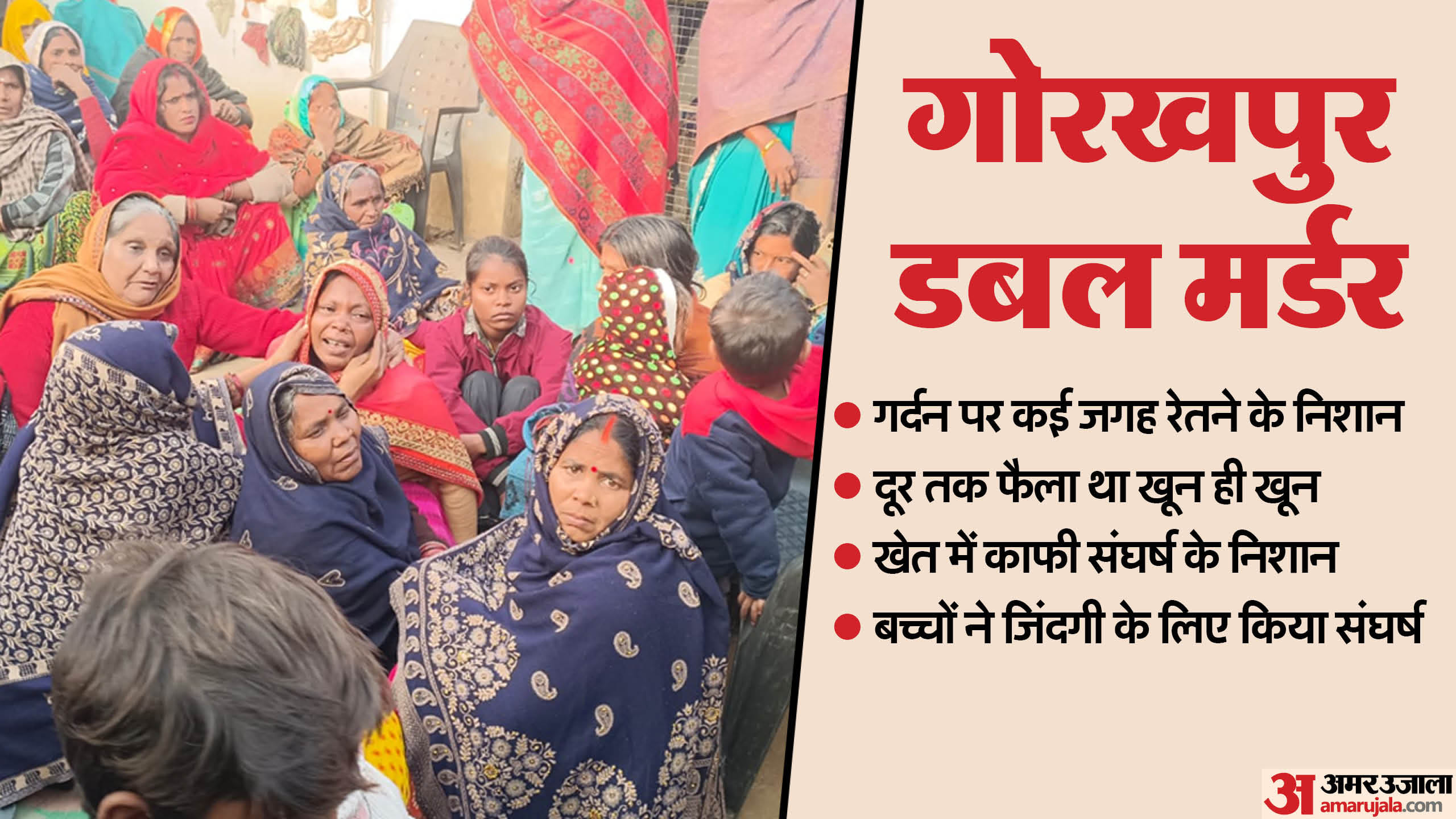 Gorakhpur double murder now  police looking for a young man, murder happened 12 days ago