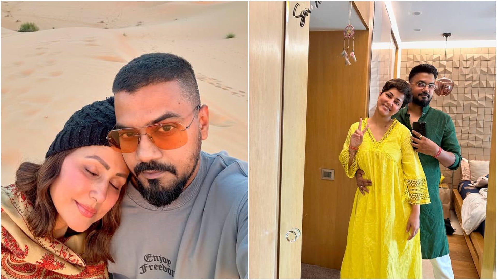 Actress Hina Khan Shares emotional Post for boyfriend Rocky Jaiswal amid her breast cancer treatment