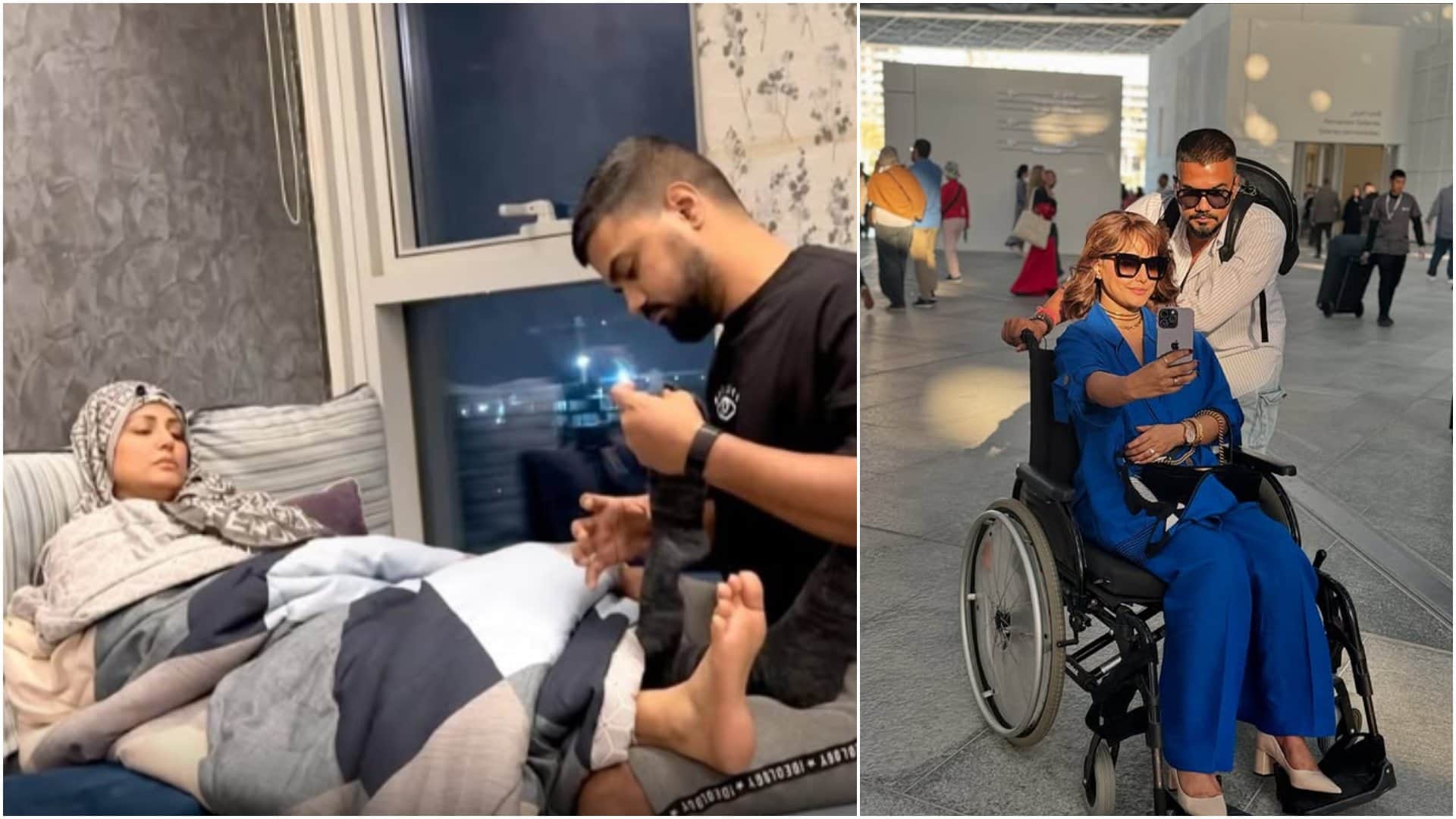 Actress Hina Khan Shares emotional Post for boyfriend Rocky Jaiswal amid her breast cancer treatment