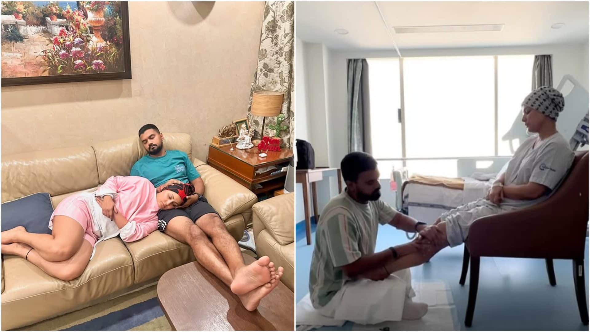 Actress Hina Khan Shares emotional Post for boyfriend Rocky Jaiswal amid her breast cancer treatment
