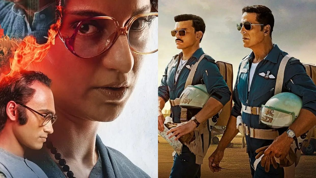 Box Office Report Saturday From  Akshay kumar Sky Force to  kangana Ranaut Emergency Fateh Game Changer azaad