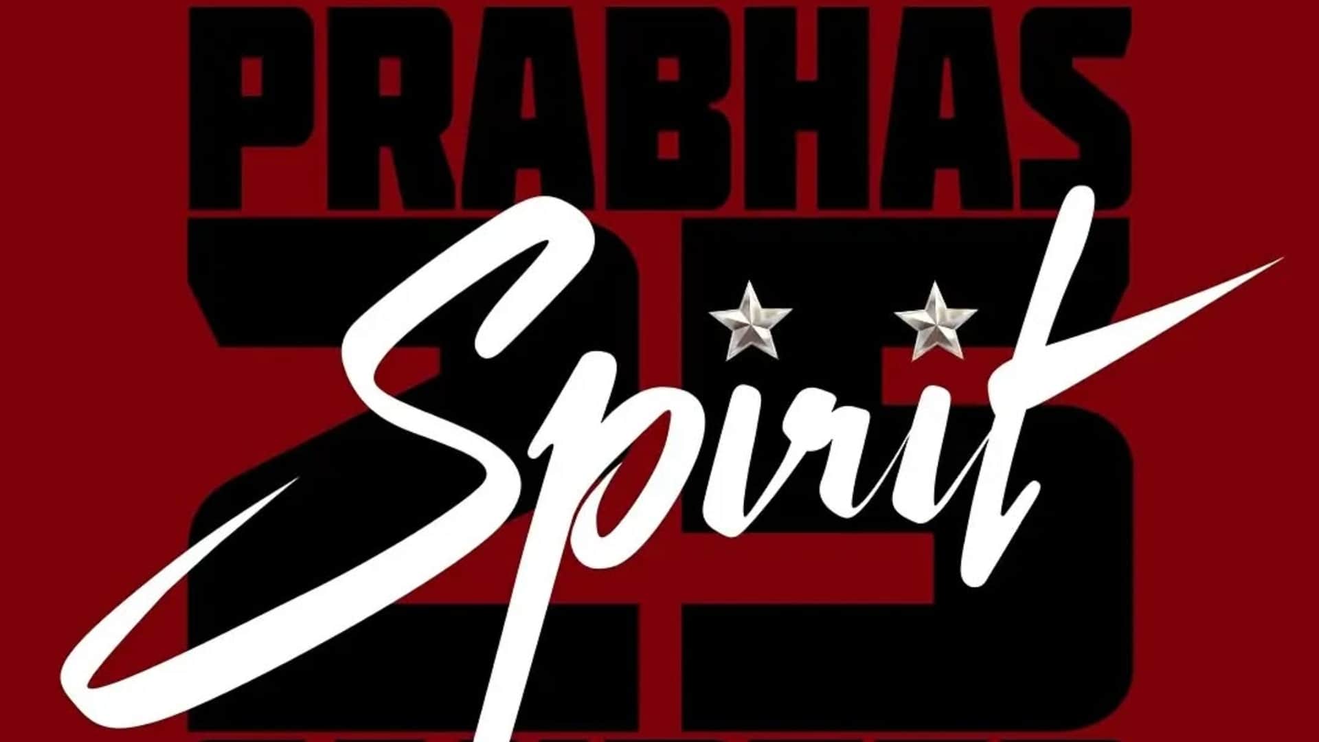 Spirit Prabhas Sandeep Vanga cop drama to have a crazy backdrop Details inside as per report