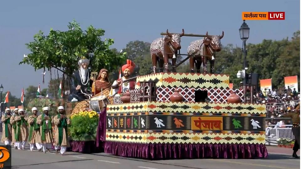 Tableau of Punjab seen after three years on Kartvya Path Delhi