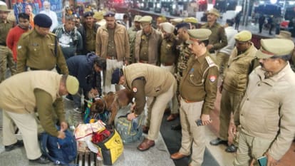 big news of Varanasi FIR against two named students 50 unknown people life saved station superintendent