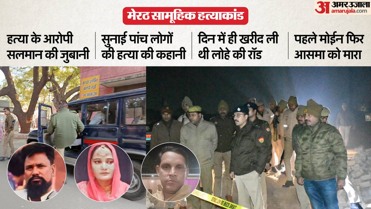 Meerut Mass Murder First tea drank then killed couple and three innocent girls killer Salman tells story