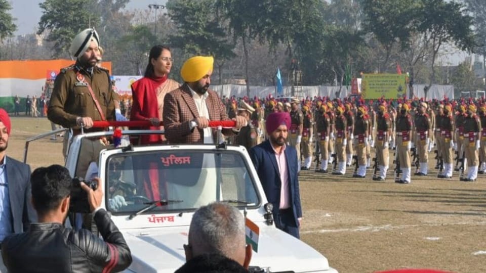 पटियाला में आयोजिक समारोह में सीएम मान।