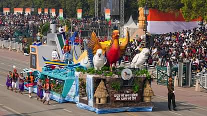 Republic Day Parade: देश की सैन्य शक्ति और समृद्धि की झलक, कर्तव्य पथ पर दिखा विकसित भारत के संकल्प का नजारा Republic Day Parade A glimpse of the country military power and prosperity tableau news in hindi