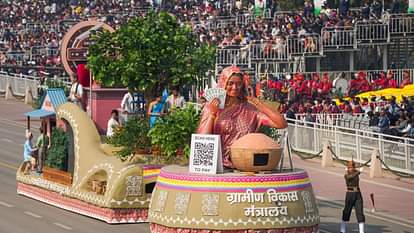 Republic Day Parade: देश की सैन्य शक्ति और समृद्धि की झलक, कर्तव्य पथ पर दिखा विकसित भारत के संकल्प का नजारा Republic Day Parade A glimpse of the country military power and prosperity tableau news in hindi