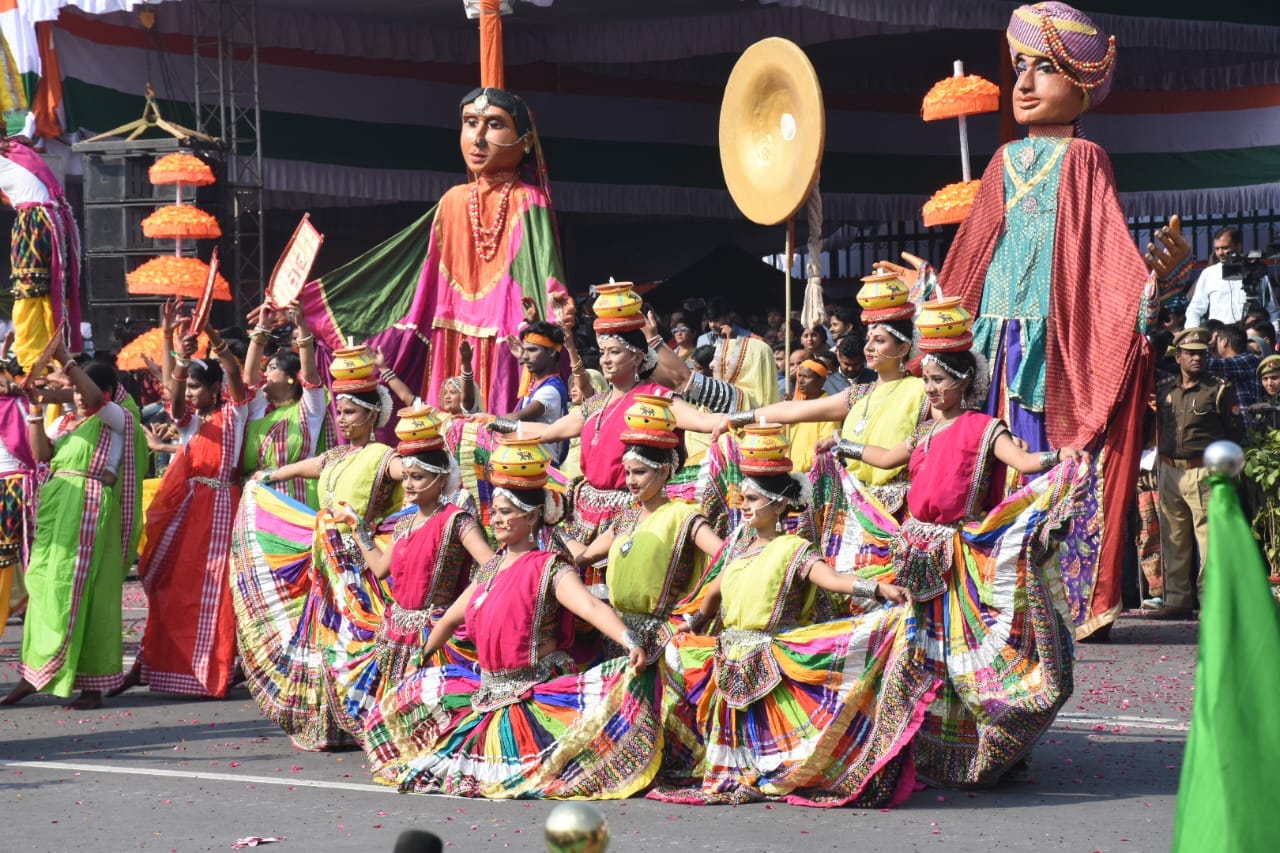 Pics of Republic Day parade 2025 in Lucknow.