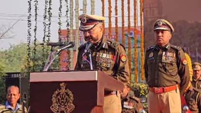 DGP hoisted the flag at the police headquarters on Republic Day.