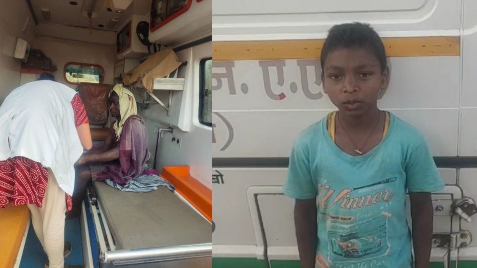 Bear attacked father in Jagdalpur son saved his life