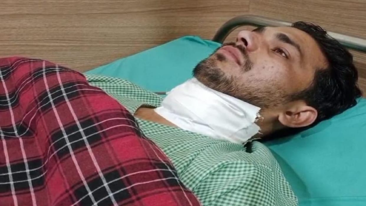 Lab operator neck cut by Chinese manjha In hapur Tragic accident on highway