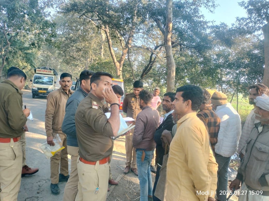 Meerut Crime: Body of a person found on Chandpur road in Hastinapur, drugs found in his pocket
