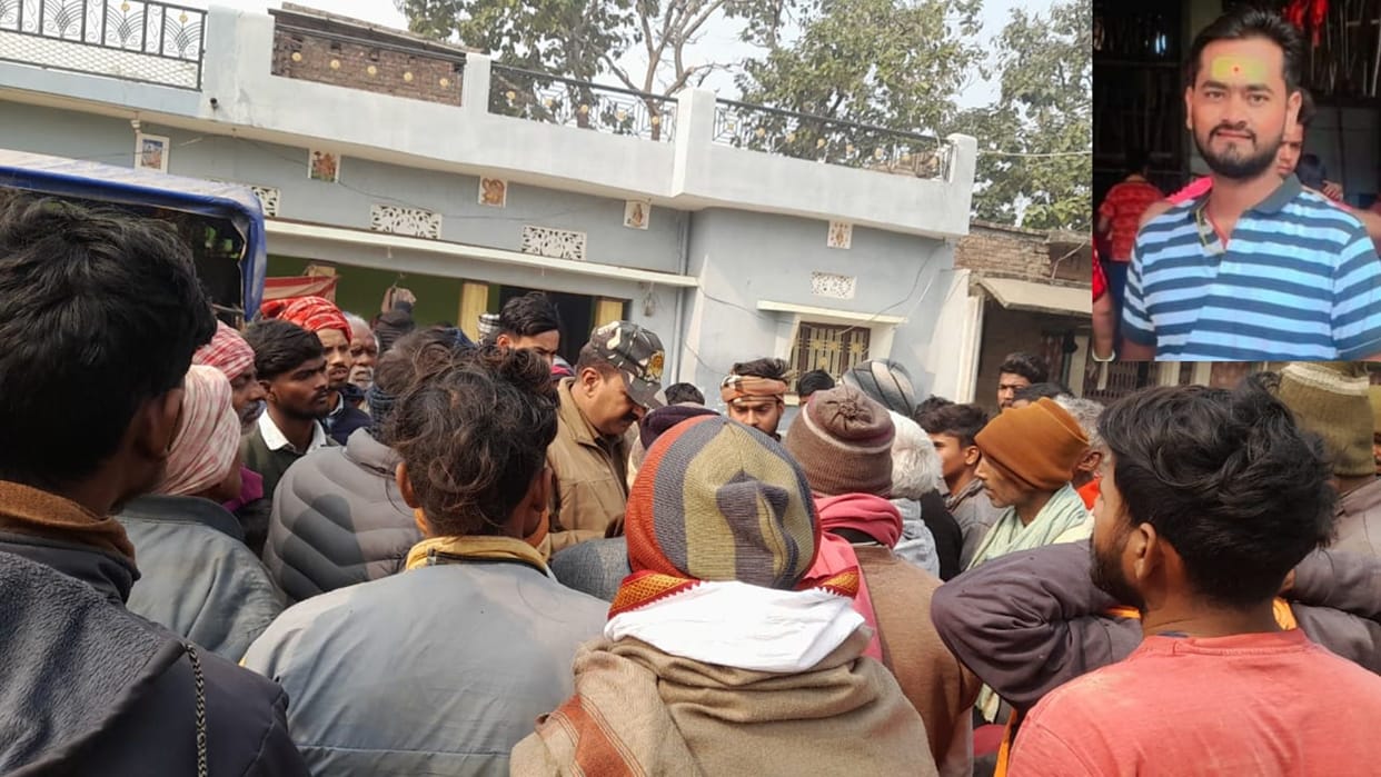 young man killed by attacking him with sharp weapon in ballia