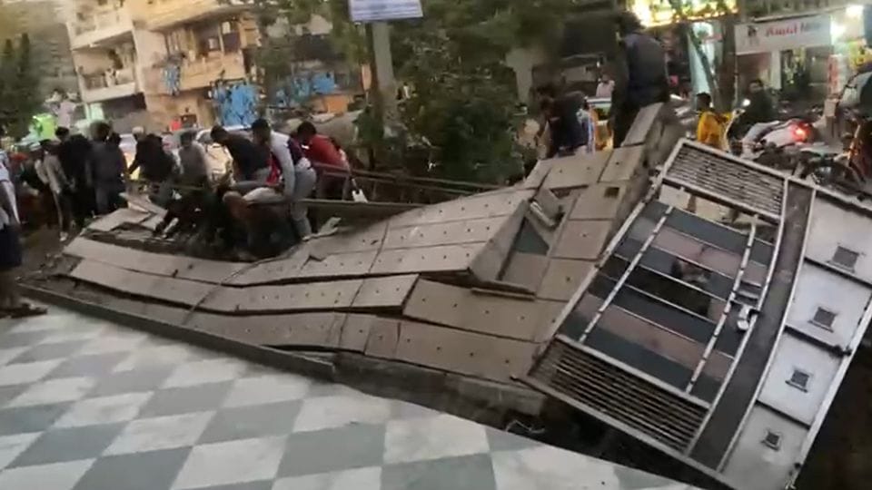 Three laborers buried after wall of house collapsed while building a drain in Ghaziabad