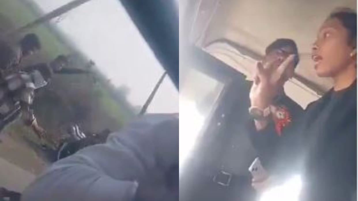 11th class student along with his friends surrounded the school bus in Shahjahanpur