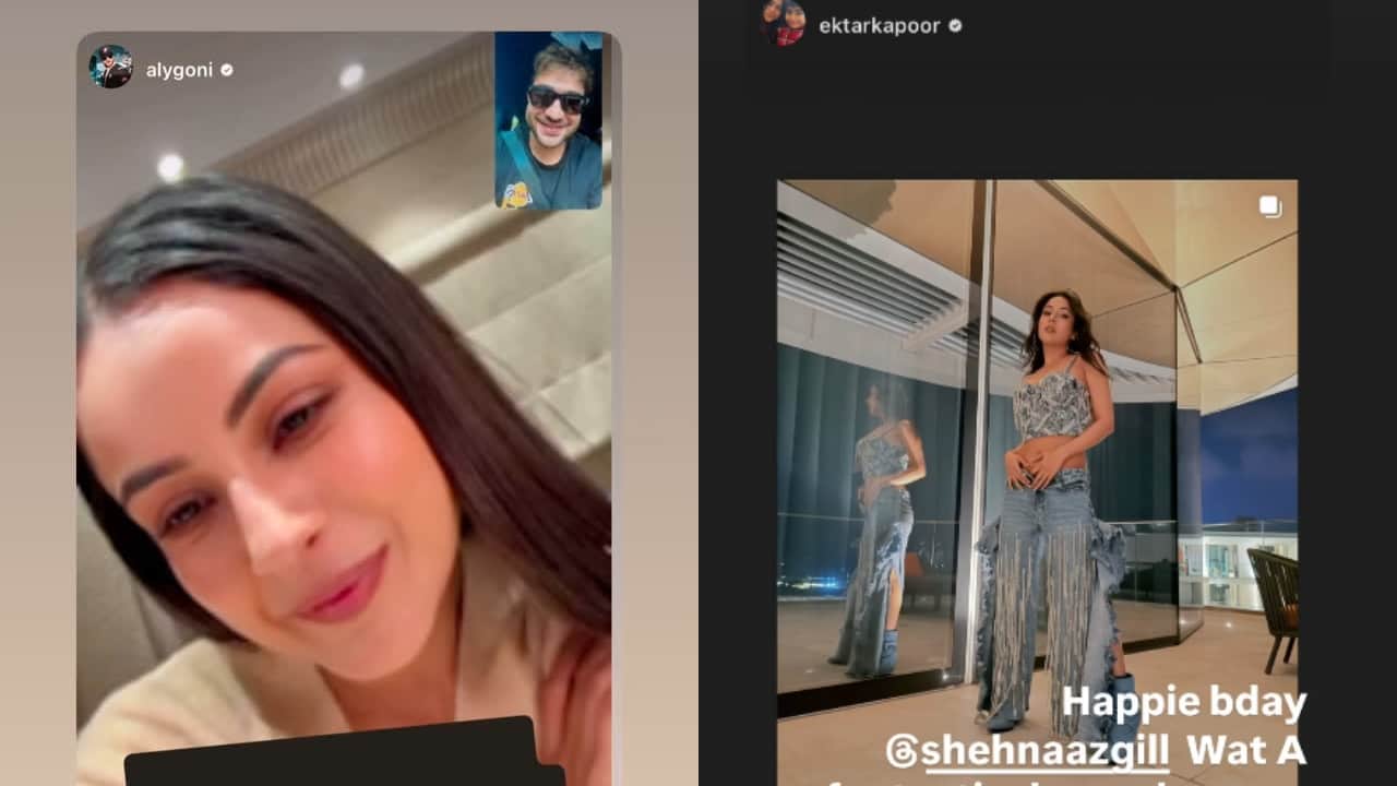 Shehnaaz Gill Share Social Media Post Fans Friends Wish Actress On Her Birthday